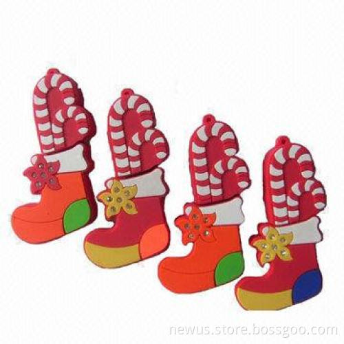 Bulk Christmas Gift Stocking USB Flash Drive with Candy
